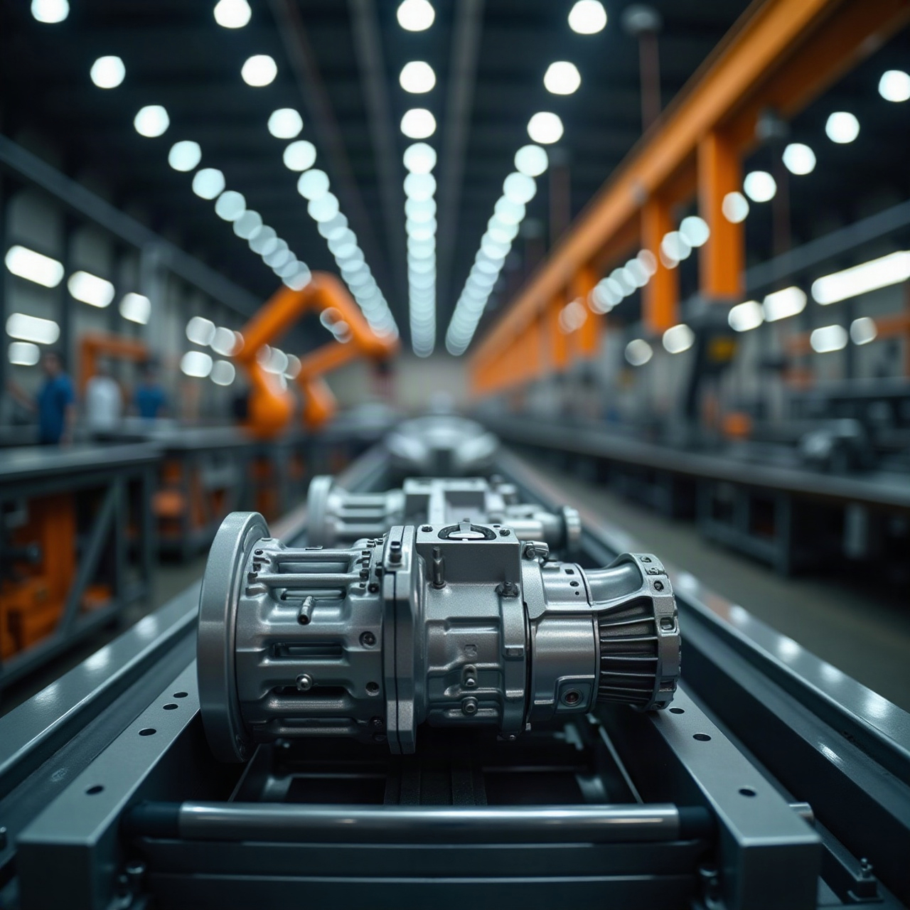 Precision manufactured components in a modern production facility
